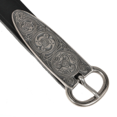 Irish Leather Belt "Lagore" - 3 cm