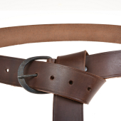 Lang-G�rtel mit geschmiedeter Schnalle - 4 cm