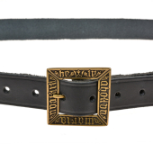 Medieval Leather Belt "Erik" - 3 cm / short