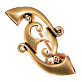 Roman trumpet scroll brooch