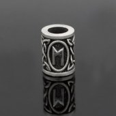 Runen-Perle "Mannaz" - 6 mm Loch