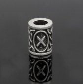 Runen-Perle "Gebo" - 6 mm Loch