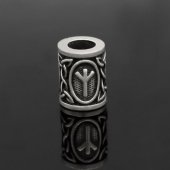 Runen-Perle "Algiz" - 6 mm Loch