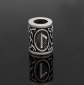 Runen-Perle "Laguz" - 6 mm Loch