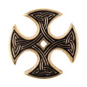 Nevern cross fitting - brass color
