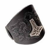 Armband mit Beschlag "Mjlnir"