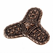 Trefoil viking broch - bronze