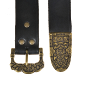 Viking Belt "Gokstad" - 4 cm / with strap end