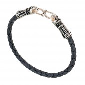 Viking Leather Bracelet "Mandermark"