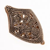 Viking scabbard chape - bronze