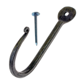 Forged wall hook - large