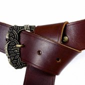 Viking Leather Belt "Gokstad" - 4 cm