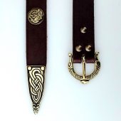 Viking Belt - 3 cm / strap end + studs