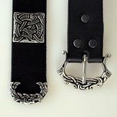 Viking Belt - 4 cm / strap end + studs