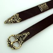 Viking Belt - 2 cm / strap end + studs