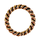 Twisted Viking round ring - 15 mm