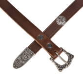 Anglo-Saxon Belt - 2cm / strap end + studs
