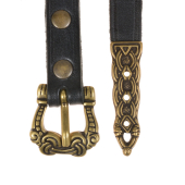 Wikinger-G�rtel - 1,5 cm / Riemenende