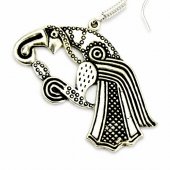 Raven-Earring - silver plated