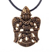 The winged man pendant - bronze